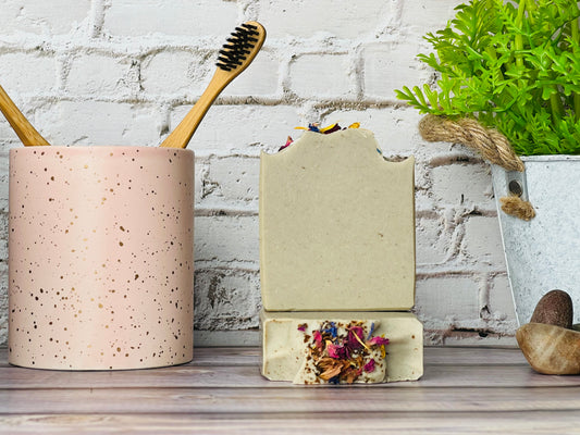 Dead Sea Mud Soap with Peppermint Oil | Detoxifying & Refreshing Natural Cleansing Bar