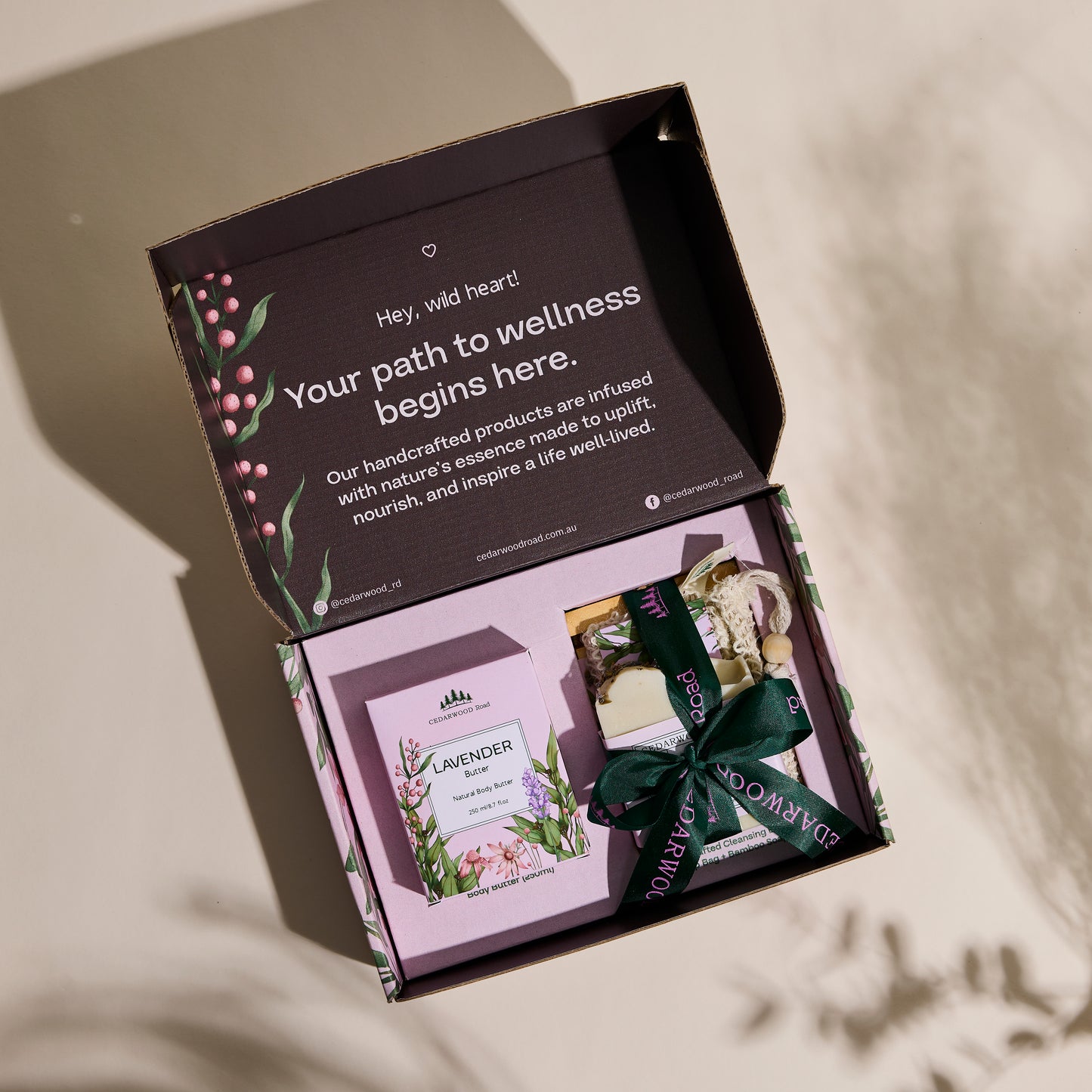 Lavender Gift Pack | Natural Skincare Set for Sensitive Skin and Relaxation