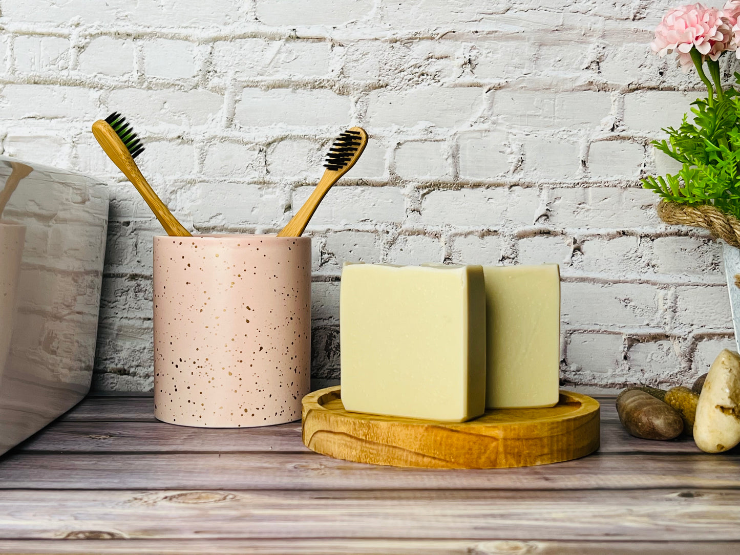 Moroccan Lava Clay Shampoo Bar | Clarifying Natural Hair Cleanser with Lemon, Lime & Cedarwood