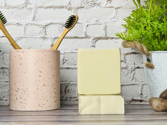 Moroccan Lava Clay Shampoo Bar | Clarifying Natural Hair Cleanser with Lemon, Lime & Cedarwood