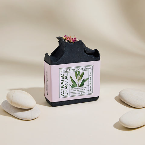Activated Charcoal Soap | Antibacterial Power of Tea Tree for Oily Skin
