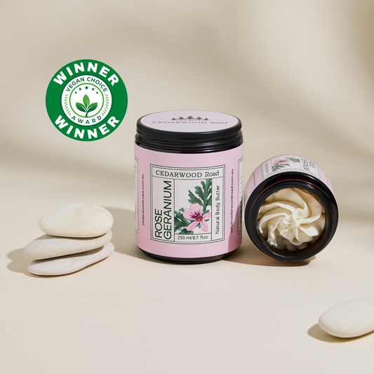 Rose Geranium Butter - Natural Skincare for Hormonal Balance