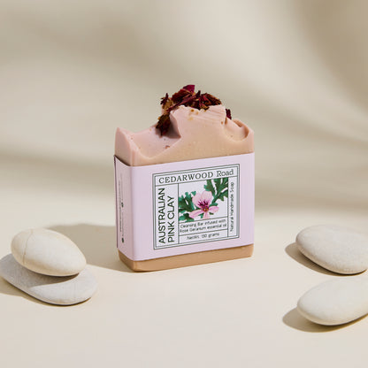Aussie Pink Clay Soap | Balance and Beauty with Rose Geranium Essential Oil