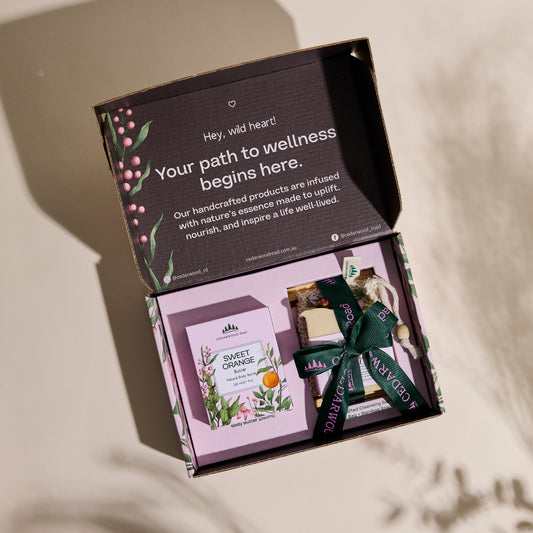 Sweet Orange Gift Pack | Brightening Natural Skincare Set for Glowing Skin & Uplifted Mood