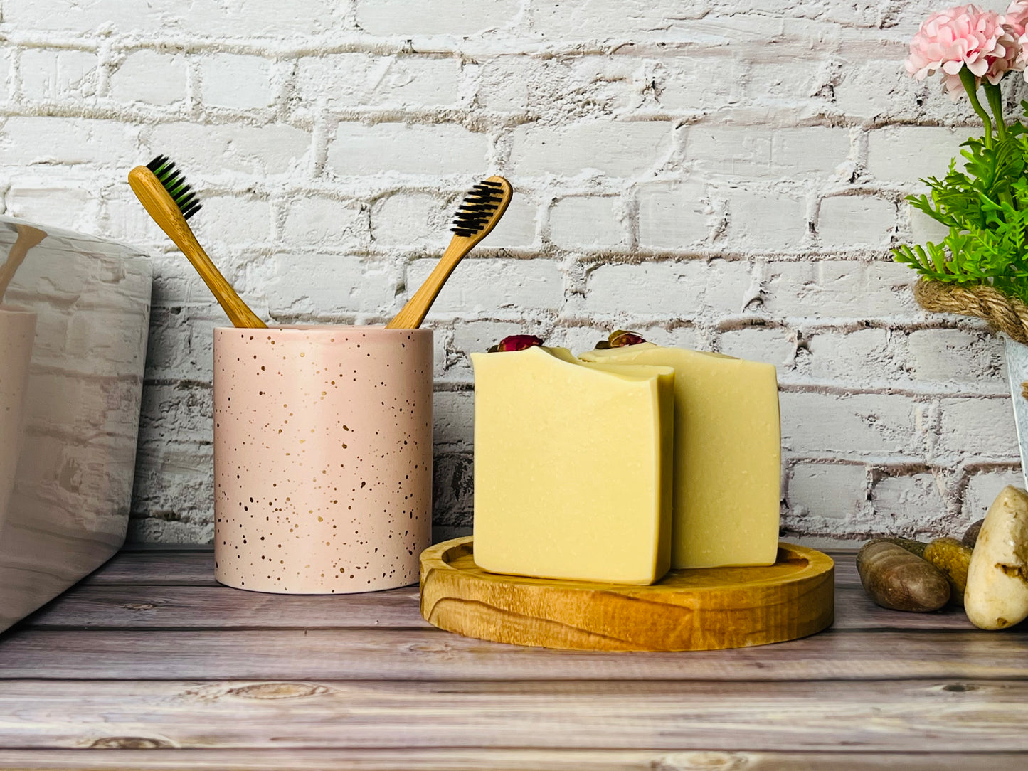 Australian Zeolite Mineral Cleansing bar infused with Sweet Orange essential oils