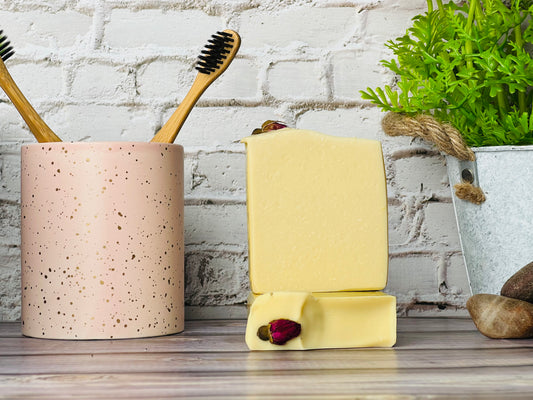 Australian Zeolite Mineral Cleansing bar infused with Sweet Orange essential oils